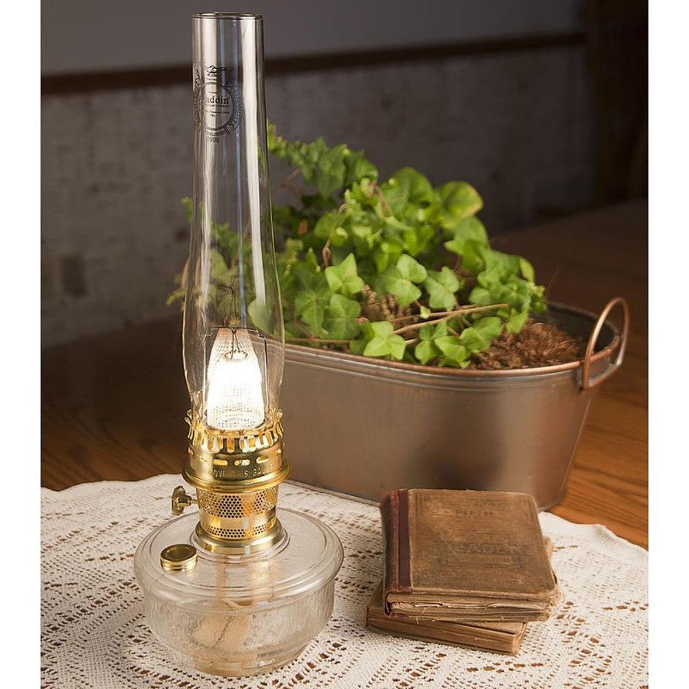 Aladdin Clear Regency Wall Oil Lamp