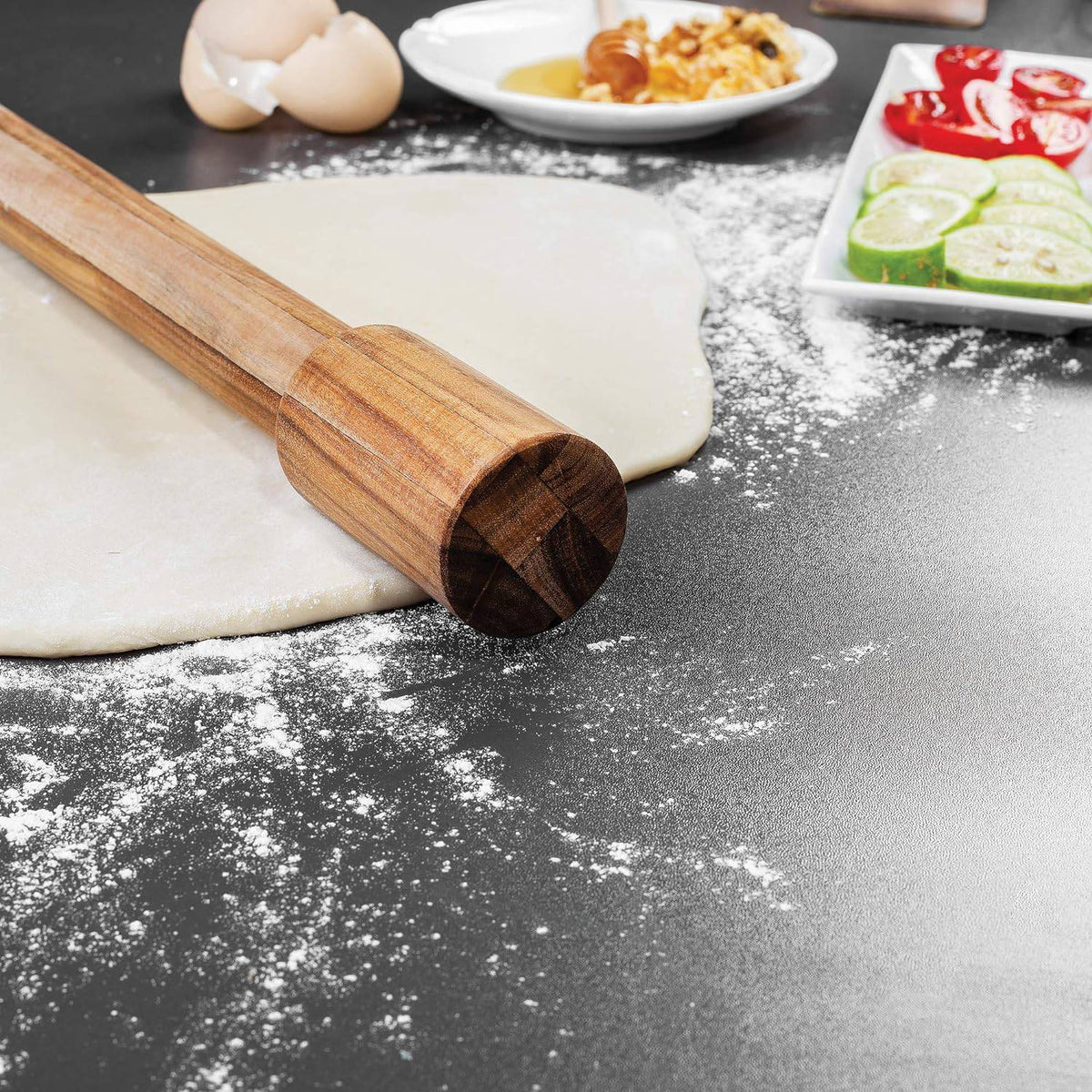 Acacia Wood 24" Rolling Pins - Set of 2
