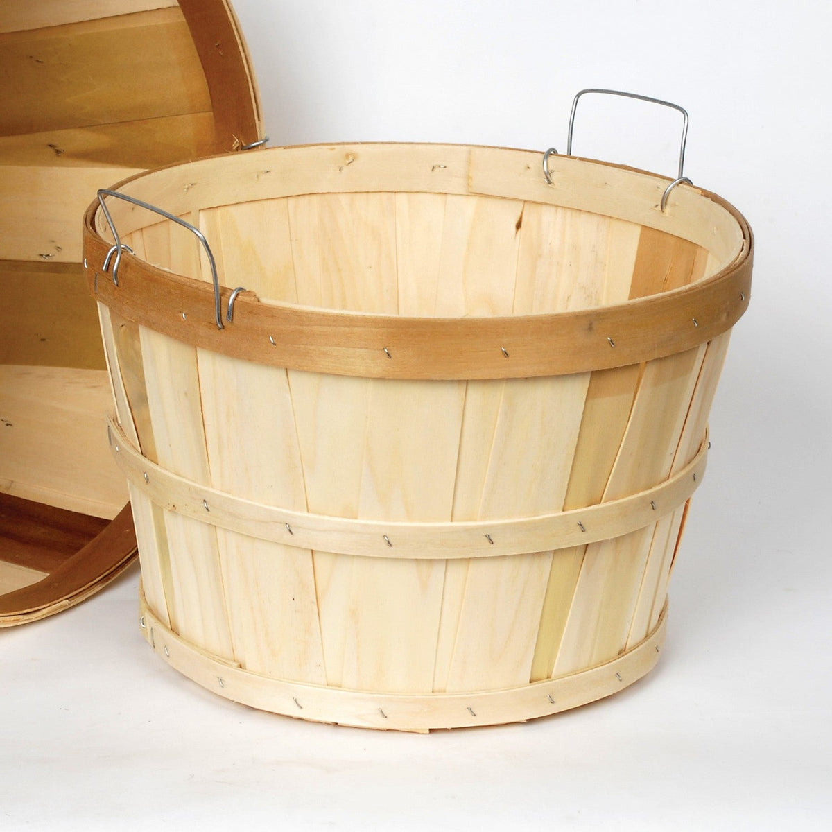 Old-Time Poplar Half Bushel Baskets