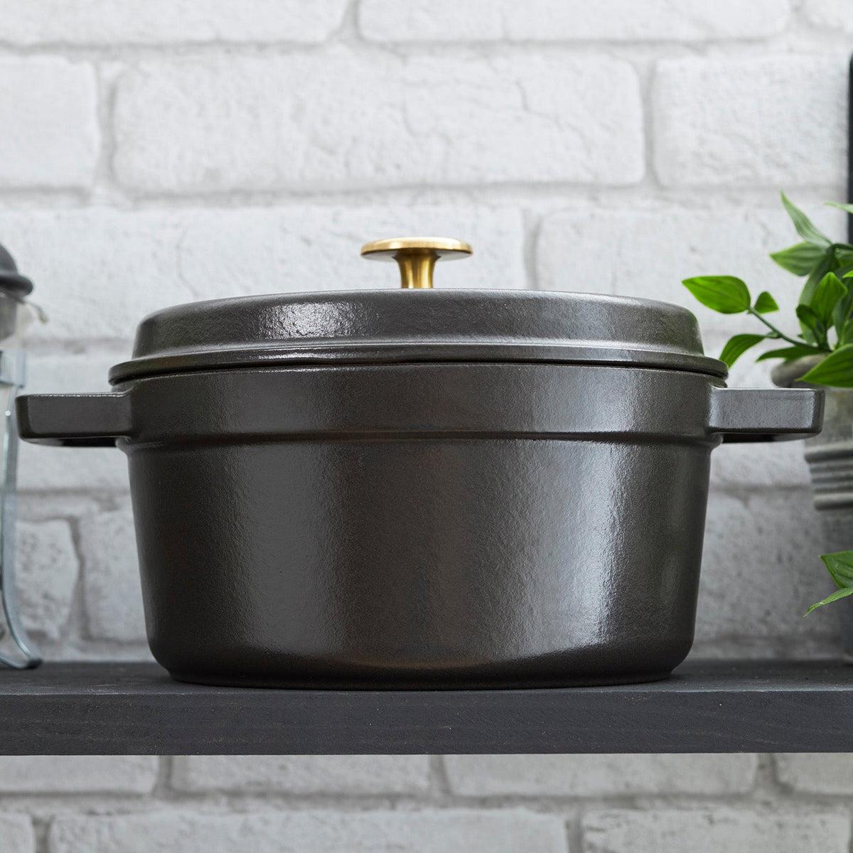 STAUB Round Cast Iron Dutch Oven – 4 Qt