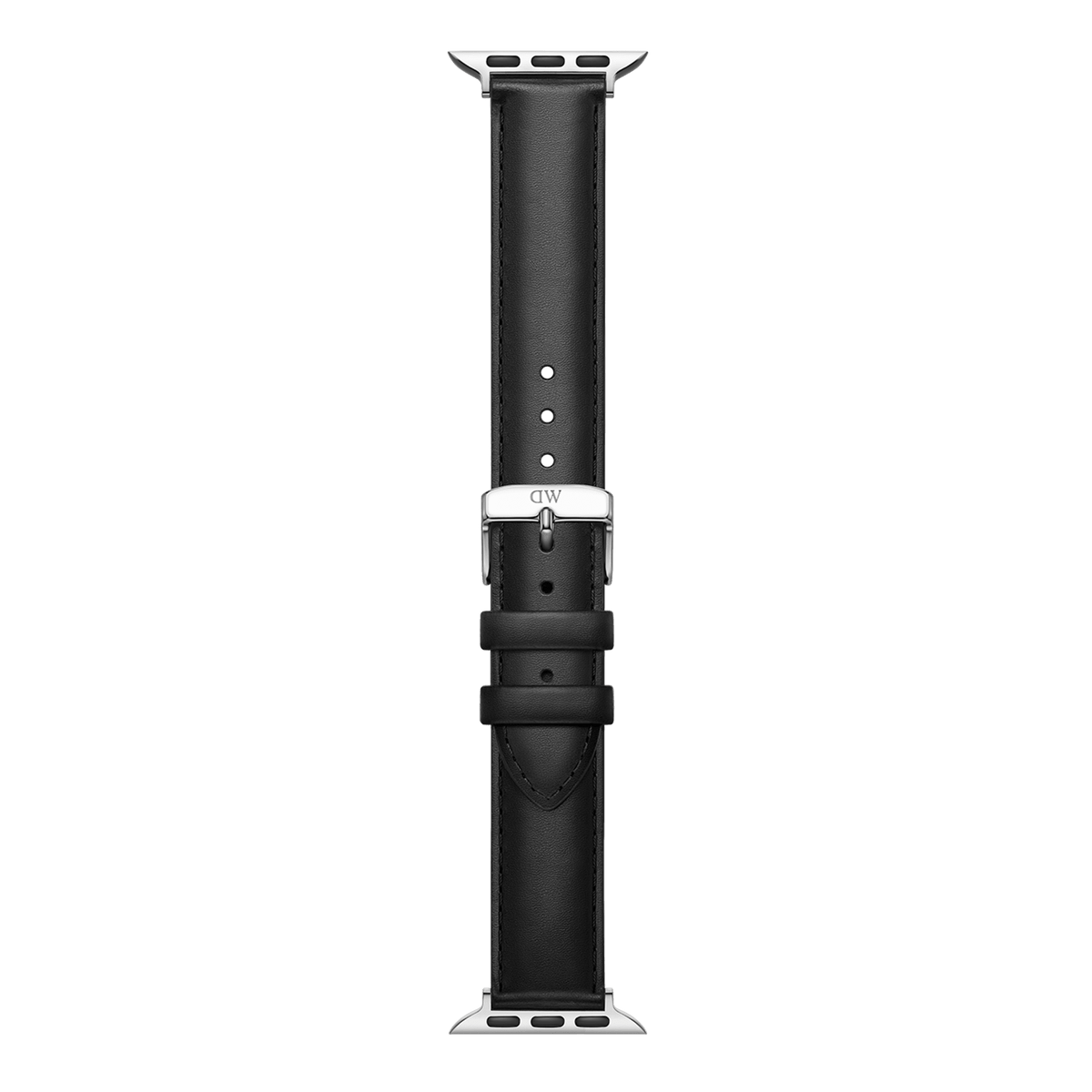 Smartwatch Strap Leather Silver