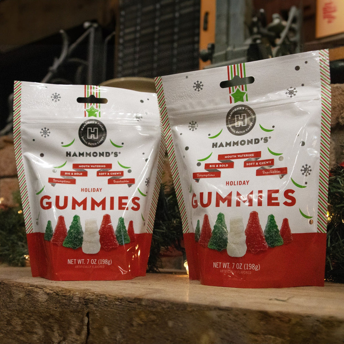 Christmas Gummies - Two 7-oz Bags