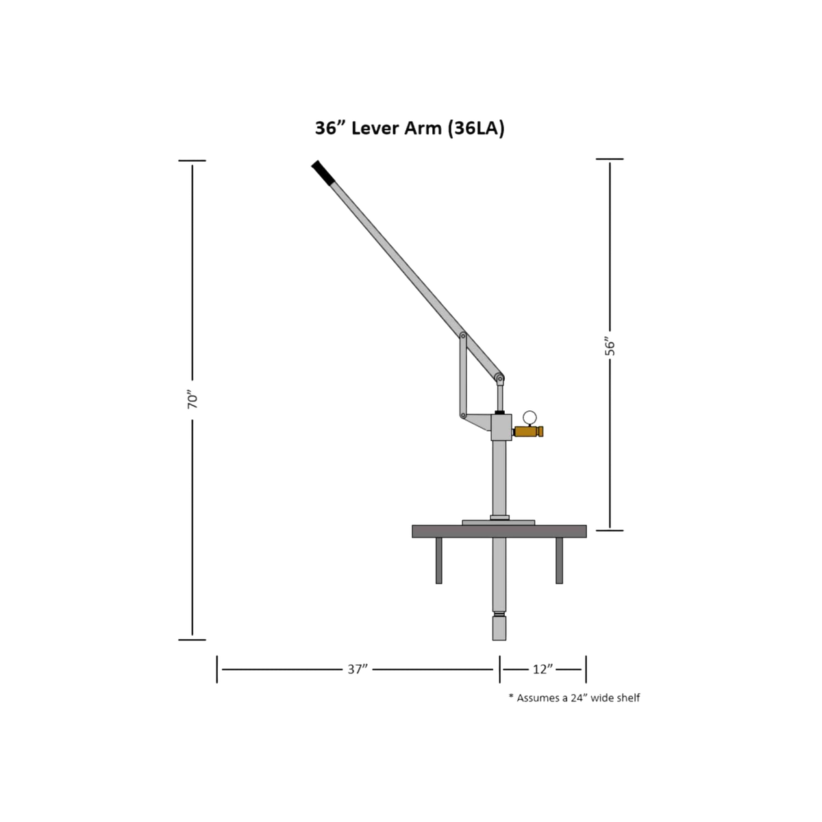 Simple Pump Deep Well Head - Standard Height