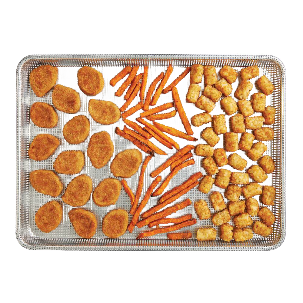 Half Size Perforated Non-Stick Crisp Pan