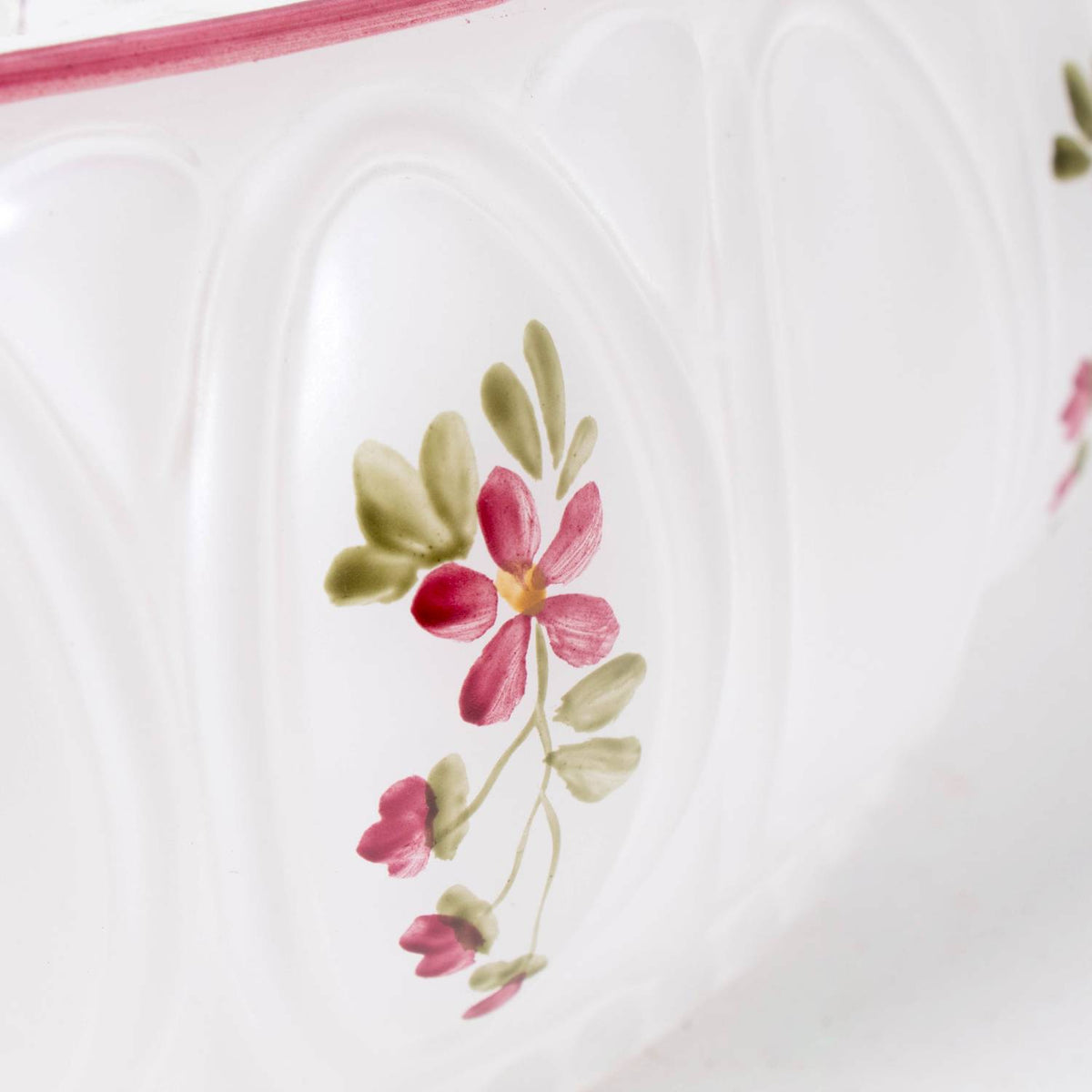 Aladdin Amethyst Rose Glass Oil Lamp Shade