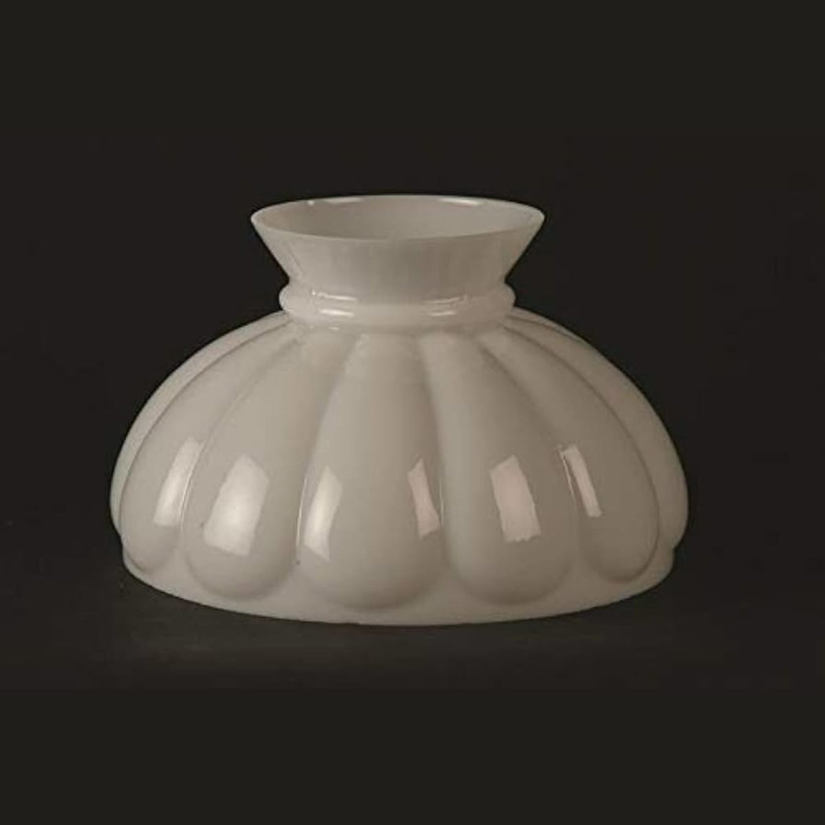 10" Opal Melon Oil Lamp Shade