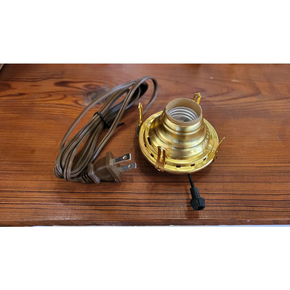 Queen Anne Electrified Burner for Oil Lamps - #2