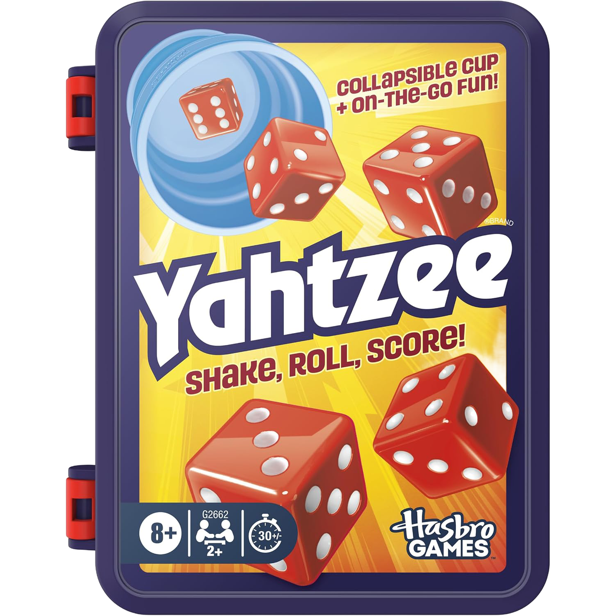 Yahtzee Travel Game with Collapsible Cup