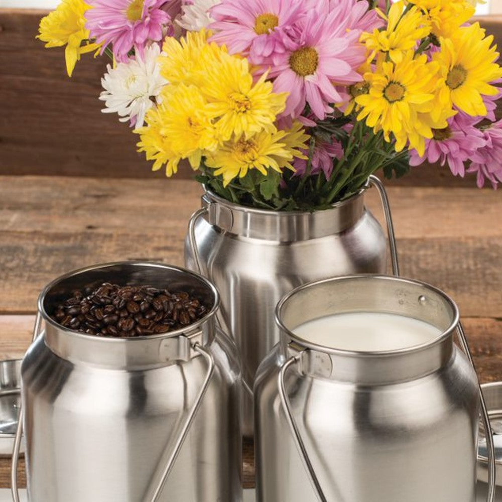 Stainless Steel Milk Can - 1 Gallon