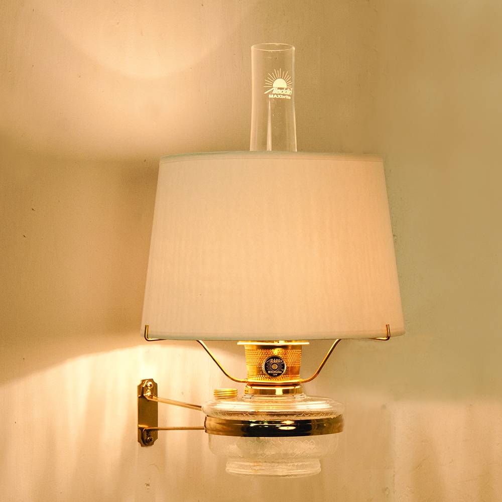 Aladdin Clear Regency Wall Oil Lamp