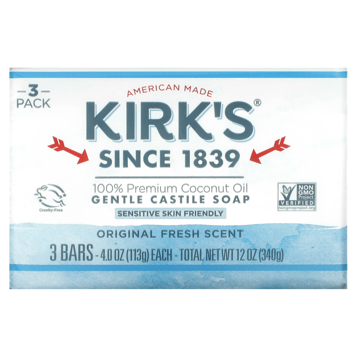 The Original Kirk's Castile Bar Soap
