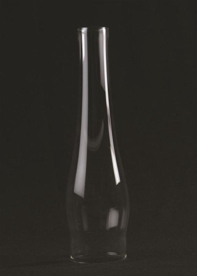 Clear Oil Lamp Chimney - 3" base