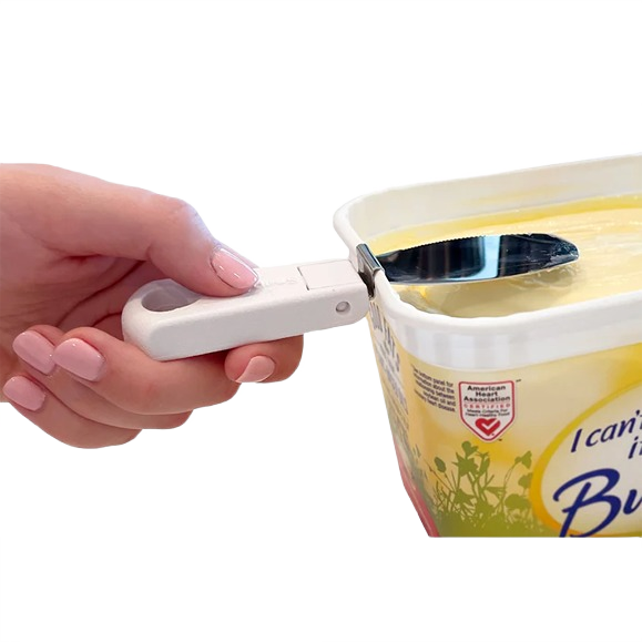 SnapAway Foldable, Attachable Butter Knife