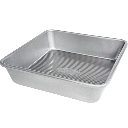 Seamless Square Cake Pan - 8in (USA Made)