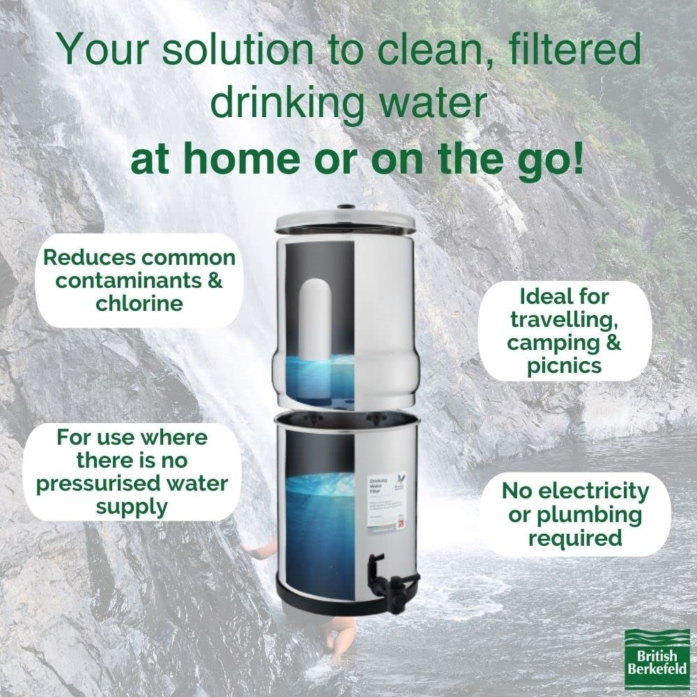 British Berkefeld Duchess Gravity Water Filter - 1.58 Gal