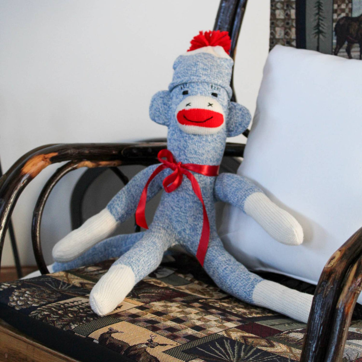 Hand-Sewn Sock Monkey