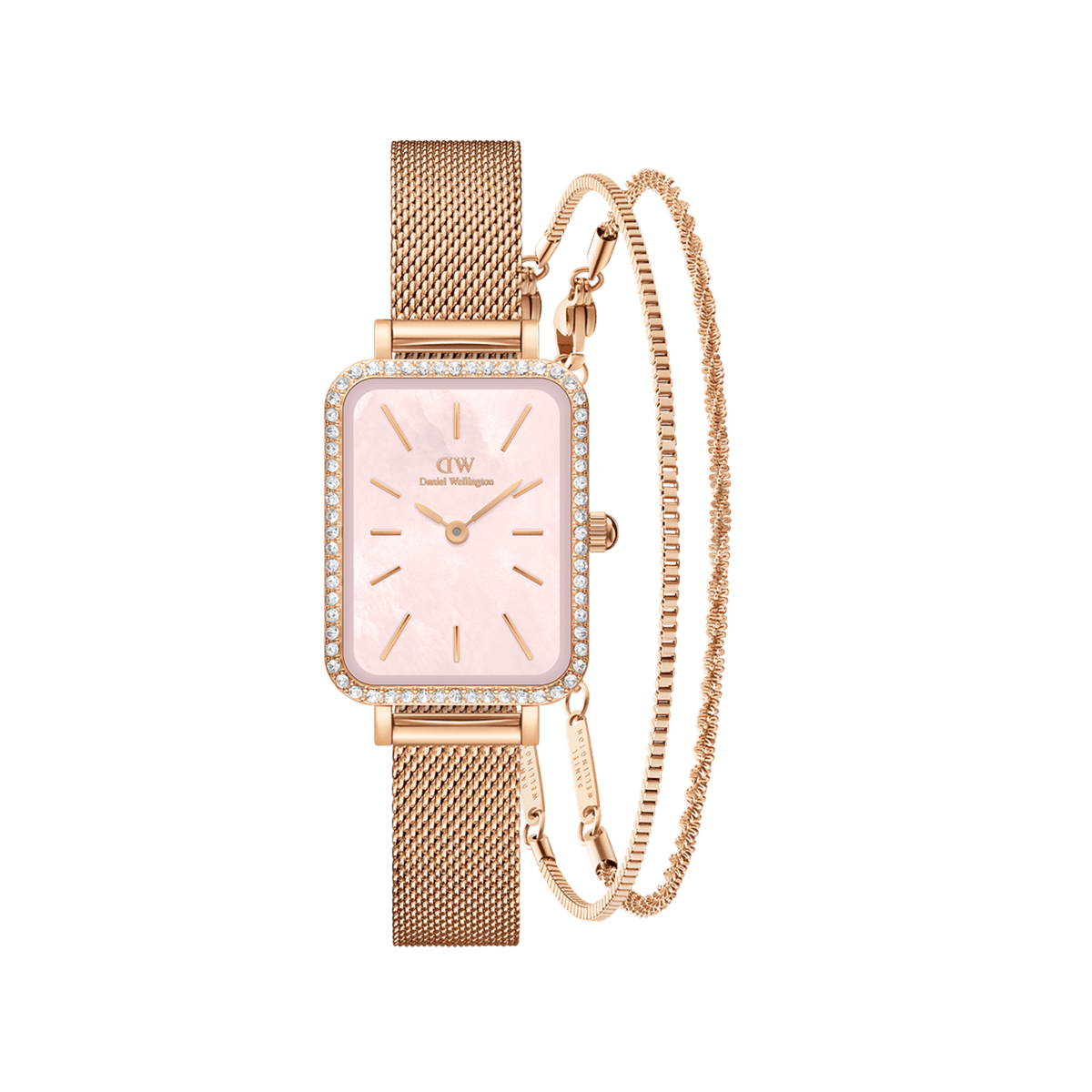 Quadro Bezel & 2x Bracelet Set