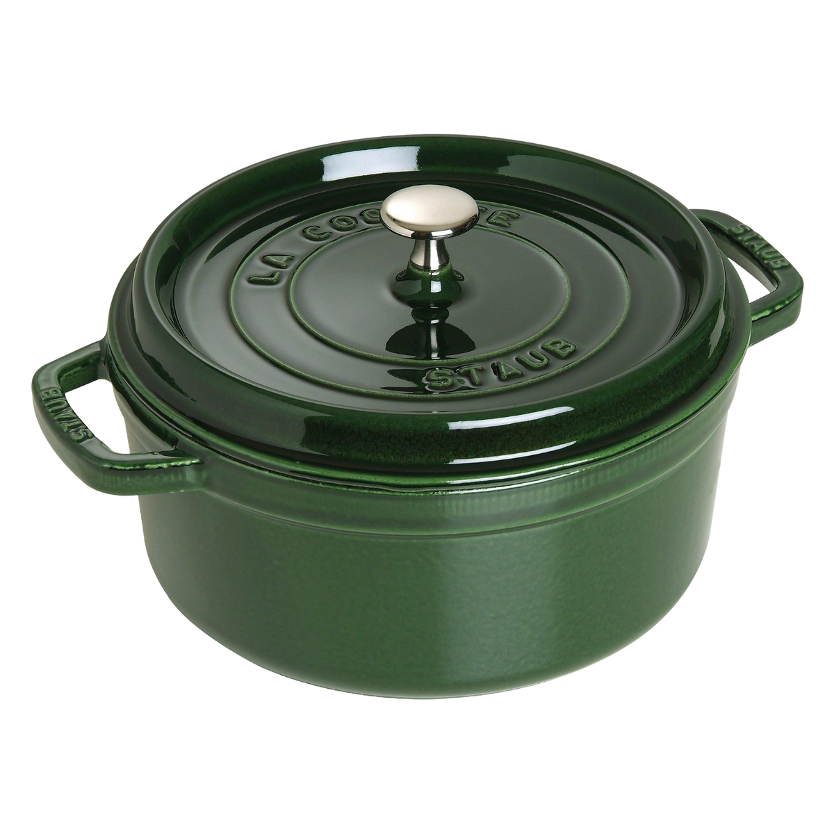STAUB Round Cast Iron Dutch Oven – 4 Qt