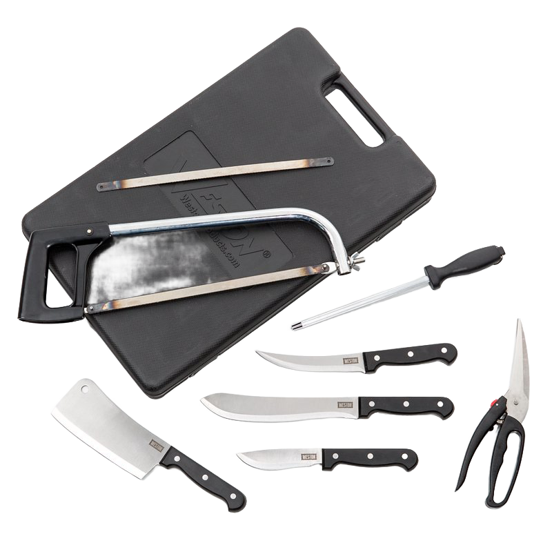 10-Piece Game Processing Knife Set
