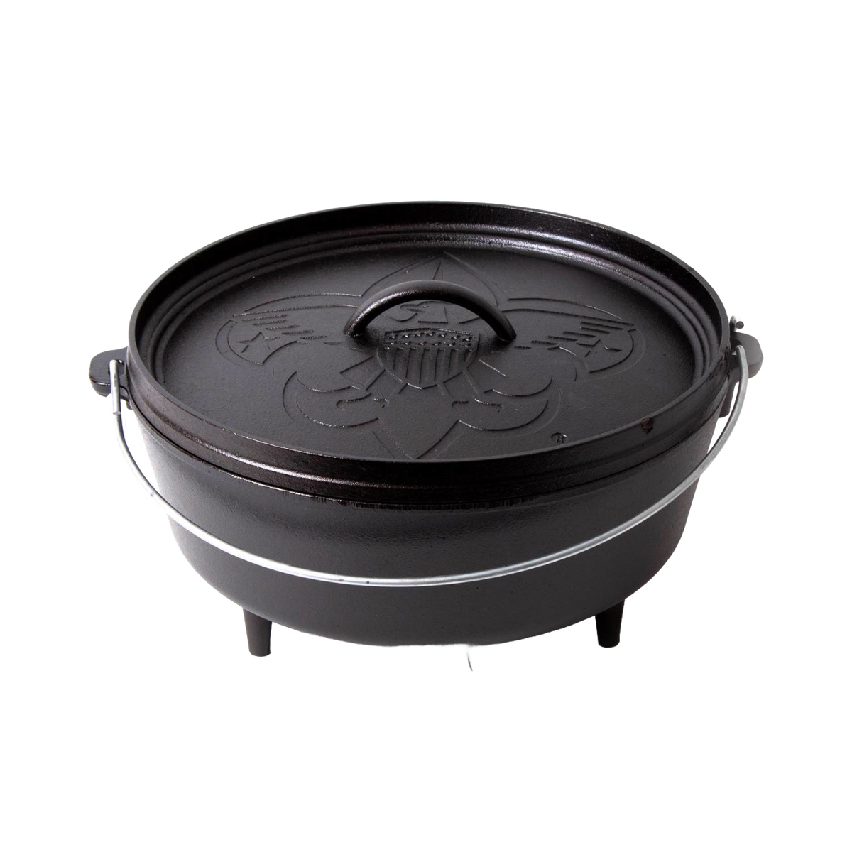 Lodge Cast Iron Camp Dutch Oven - Boy Scout (6 Qt)