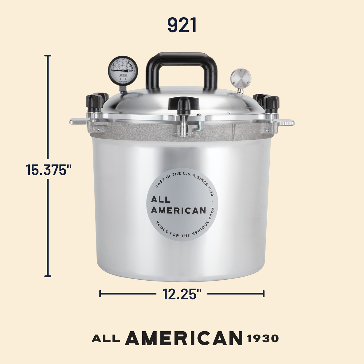 All American 21-1/2 qt Pressure Canner / Cooker  (USA)