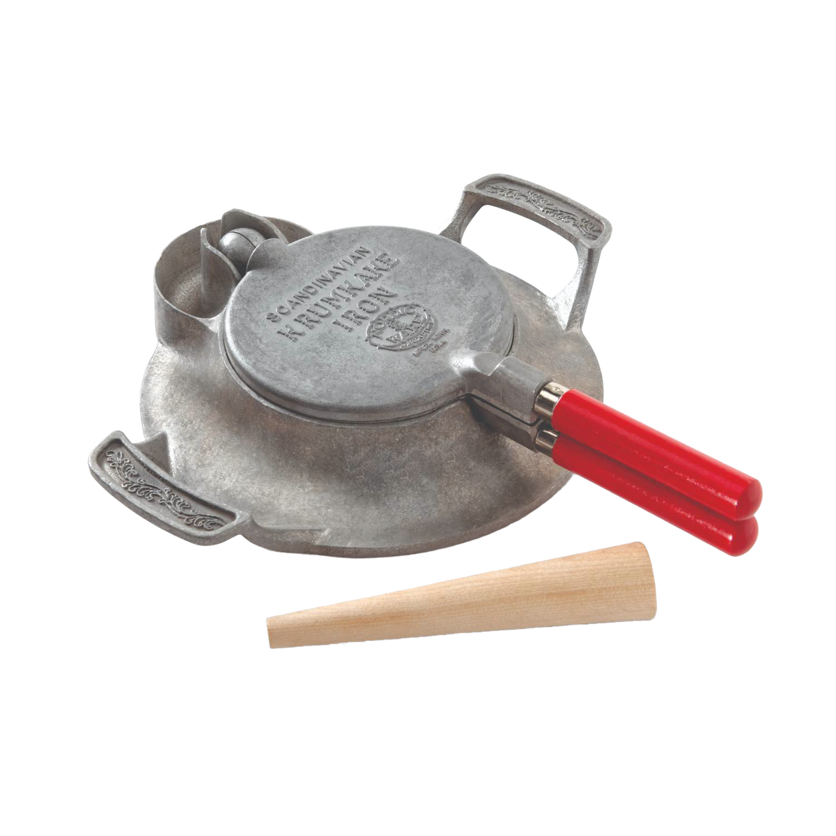 Stovetop Krumkake Iron/Pizzelle Maker