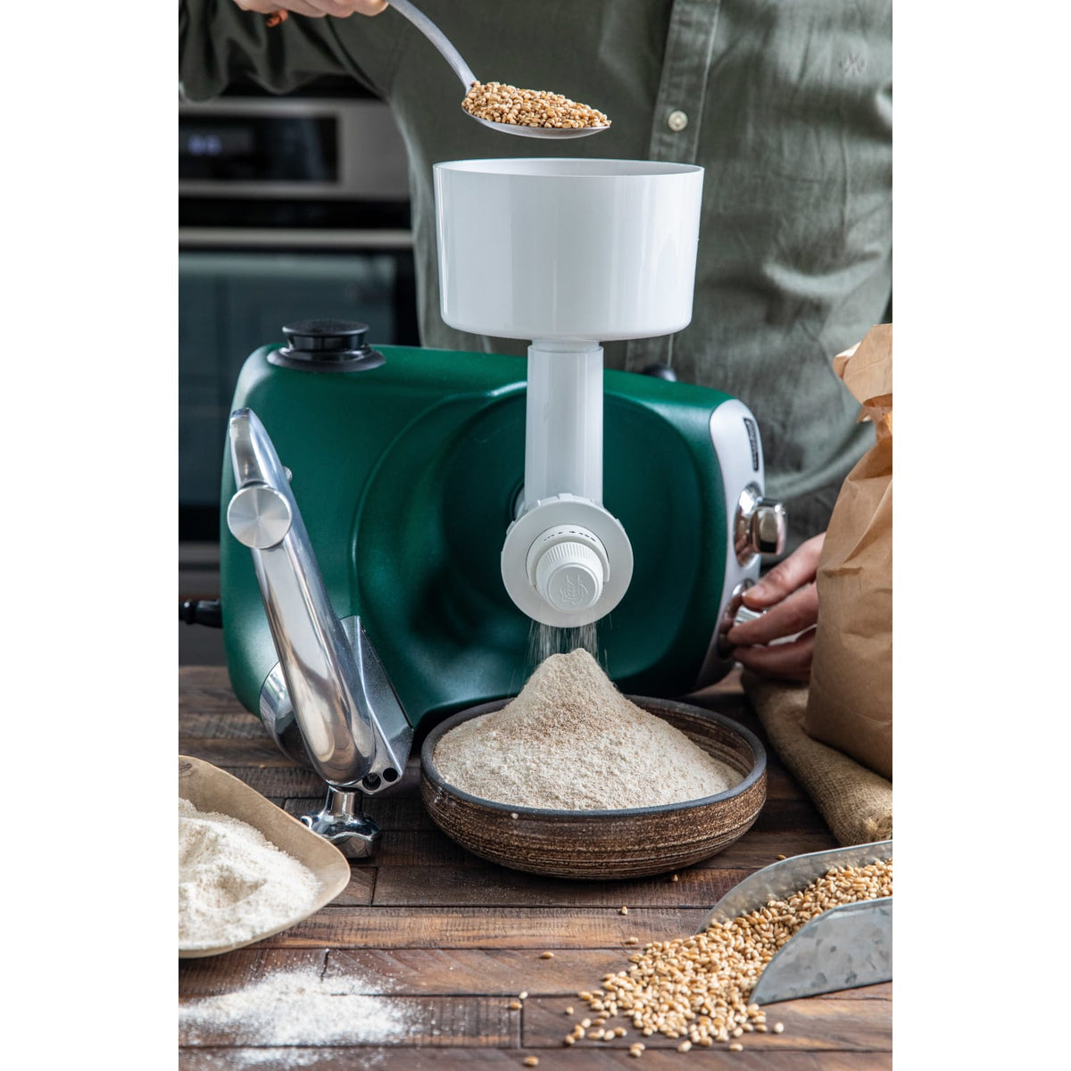 Ankarsrum Grain Mill Attachment for Stand Mixer