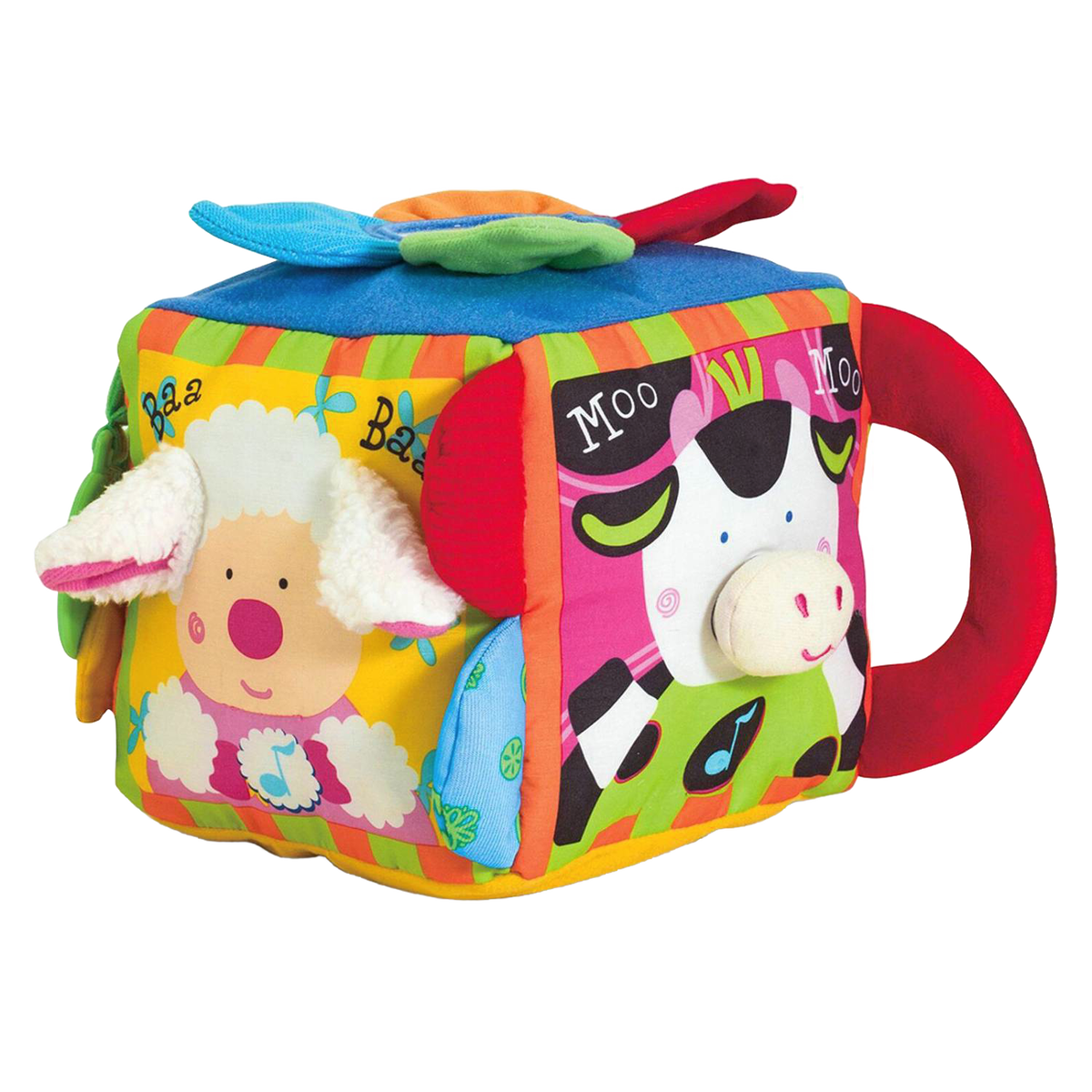 Melissa & Doug Musical Farmyard Cube Learning Toy