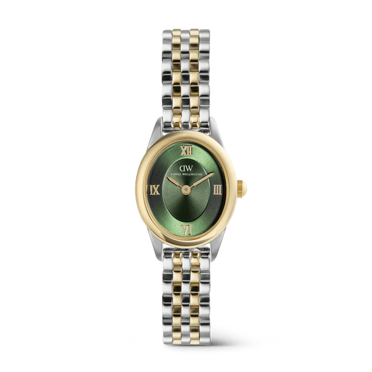 Ophelia Mini Beans Link Emerald Two Tone