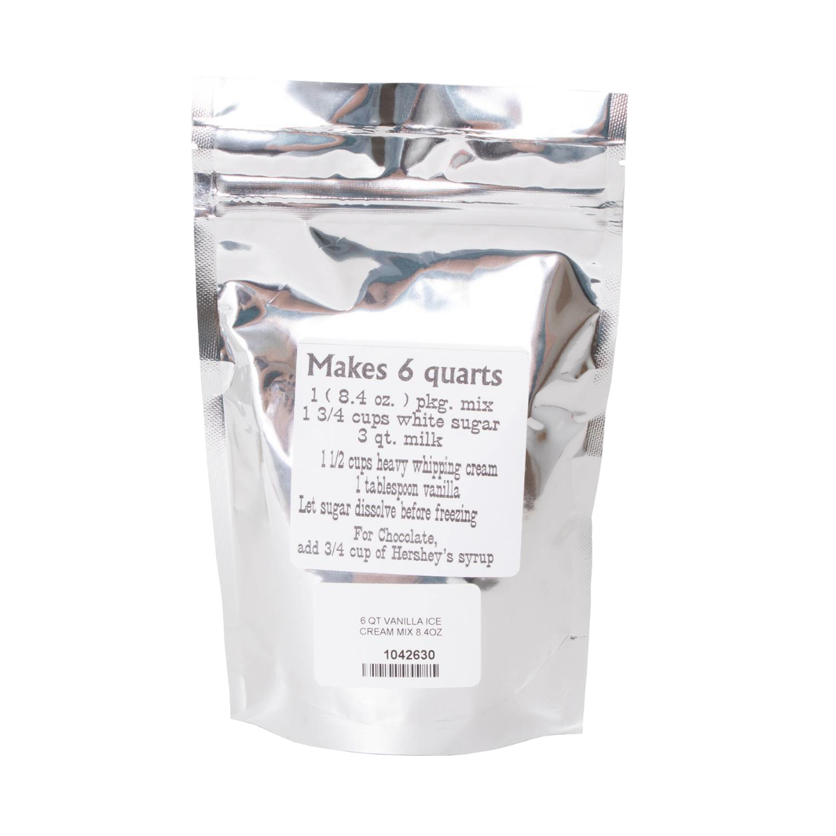 Homemade Ice Cream Mix - 6 qt Packs