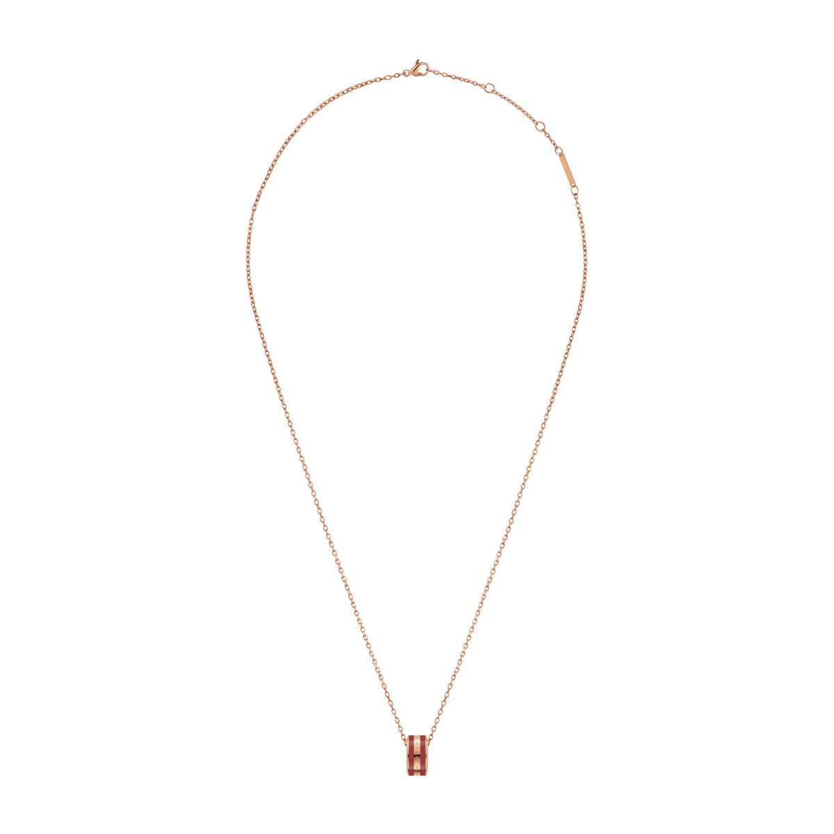 Emalie Necklace Cherry Blush Rose Gold