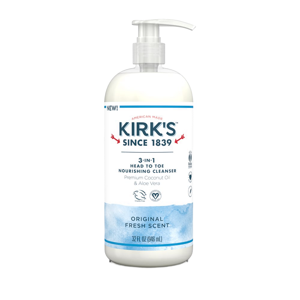 Kirk's 3-in-1 Head to Toe Nourishing Cleanser