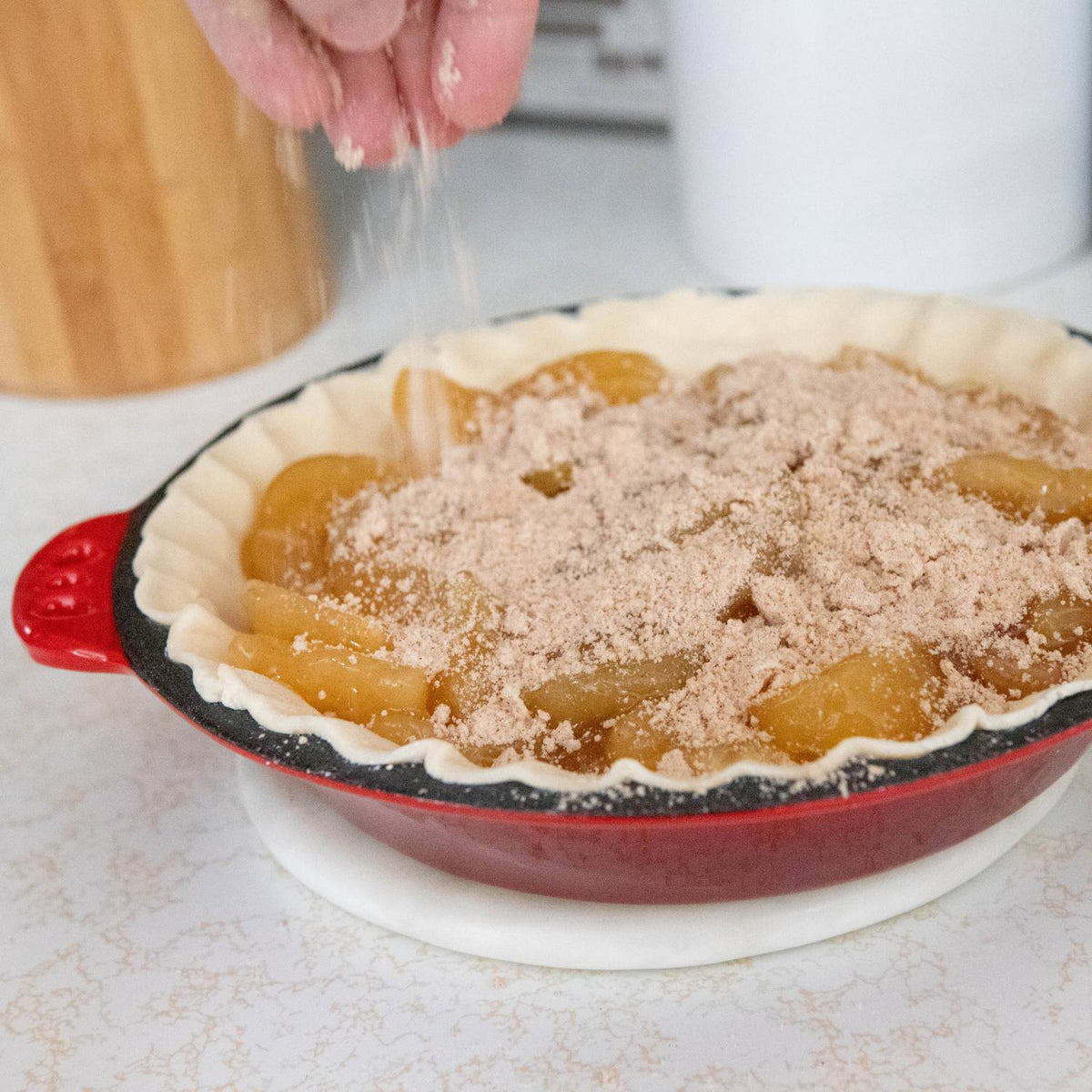 Lehman's Cast Iron Pie Pan with Crimped Edges