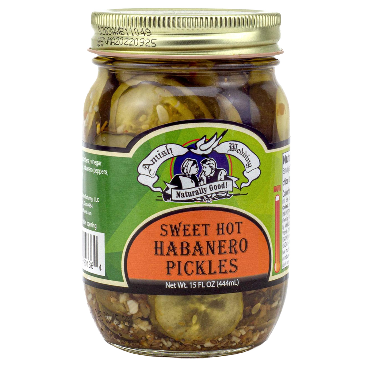 Sweet Hot Habanero Pickles