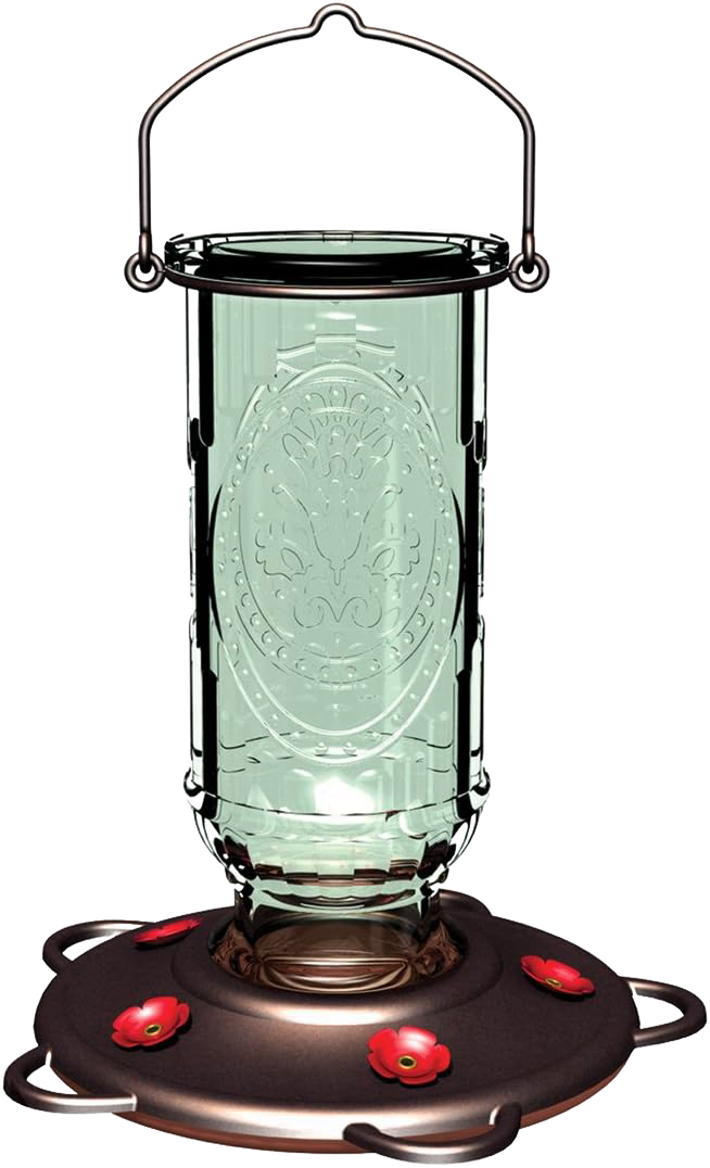 Hummingbird Feeder - Vintage-Style 20 oz (Clear)