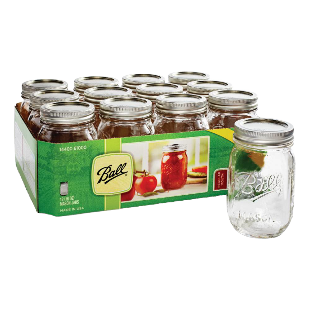 Ball Regular-Mouth Canning Jars (12)