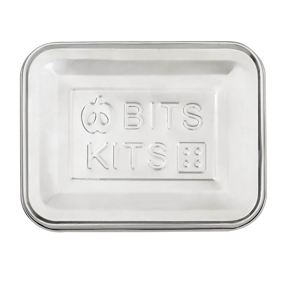 Stainless Steel 2-Compartment Snack Container