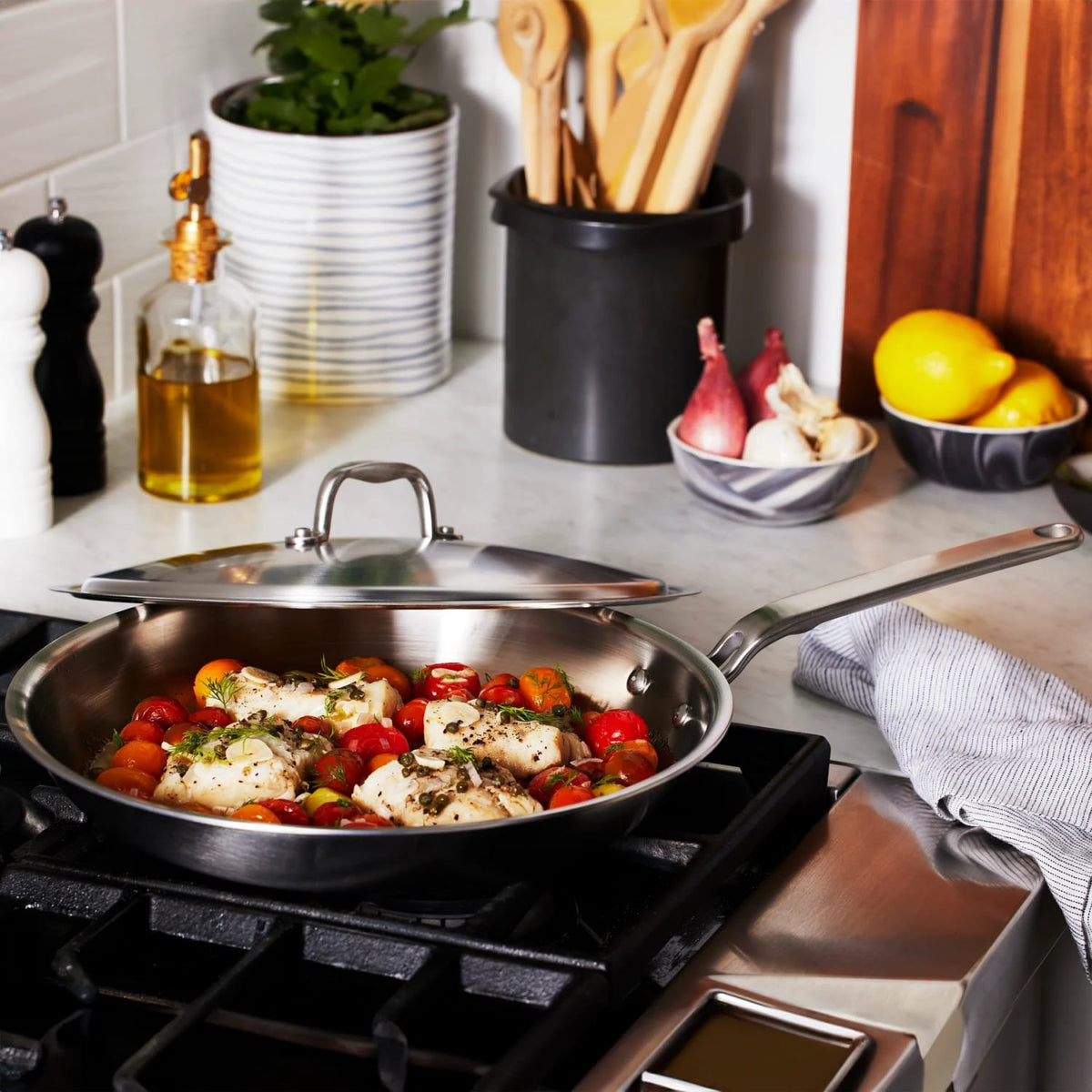 Heritage Steel Eater Fully Clad Fry Pan - Choice of Size