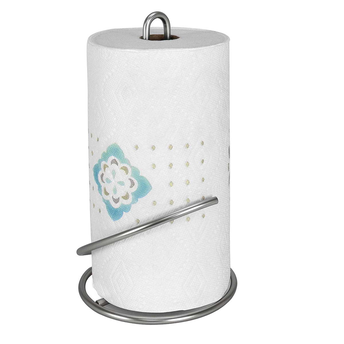 Euro Supreme Paper Towel Holder - Satin Nickel