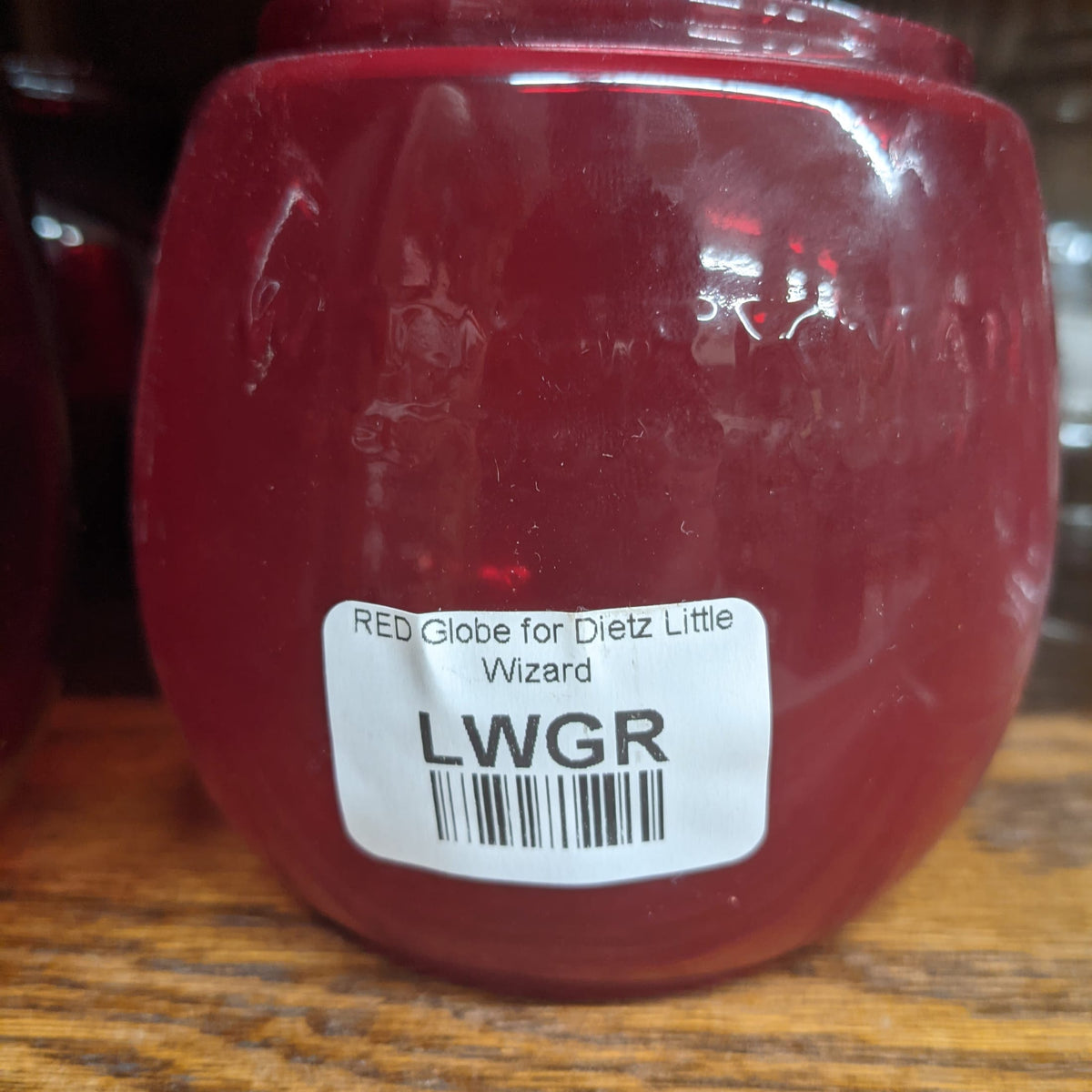 Red Globe for Dietz Lil' Wizard Oil Lanterns