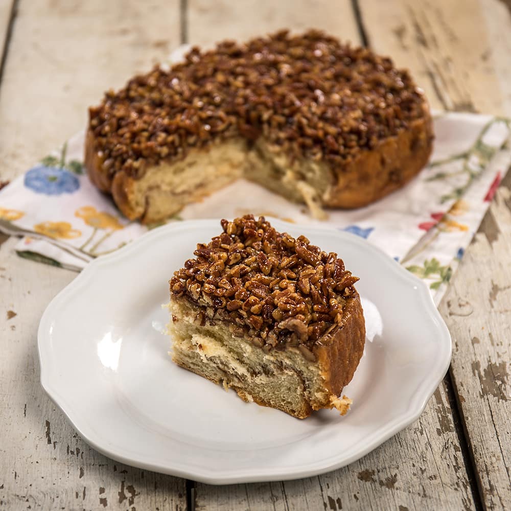 Freshly Baked Pecan Rolls