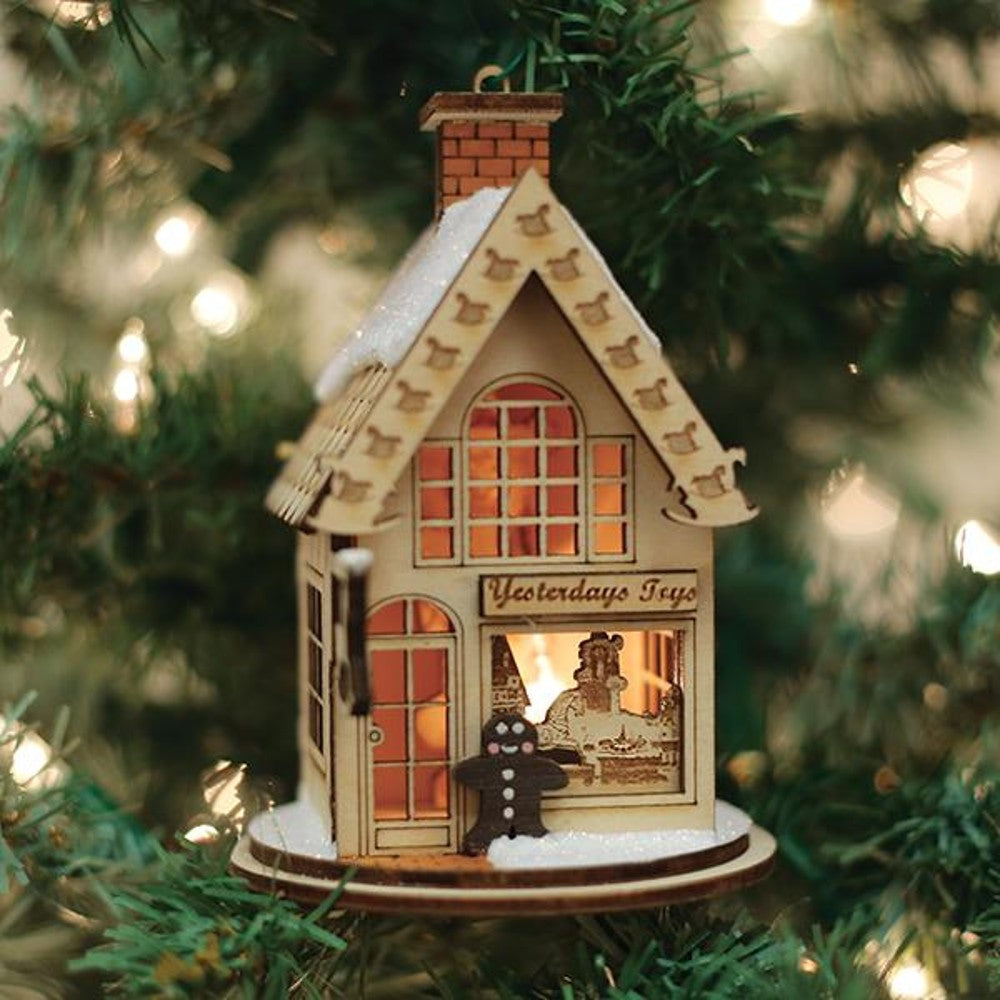 Handmade Yesterday's Toy Shop Ornament