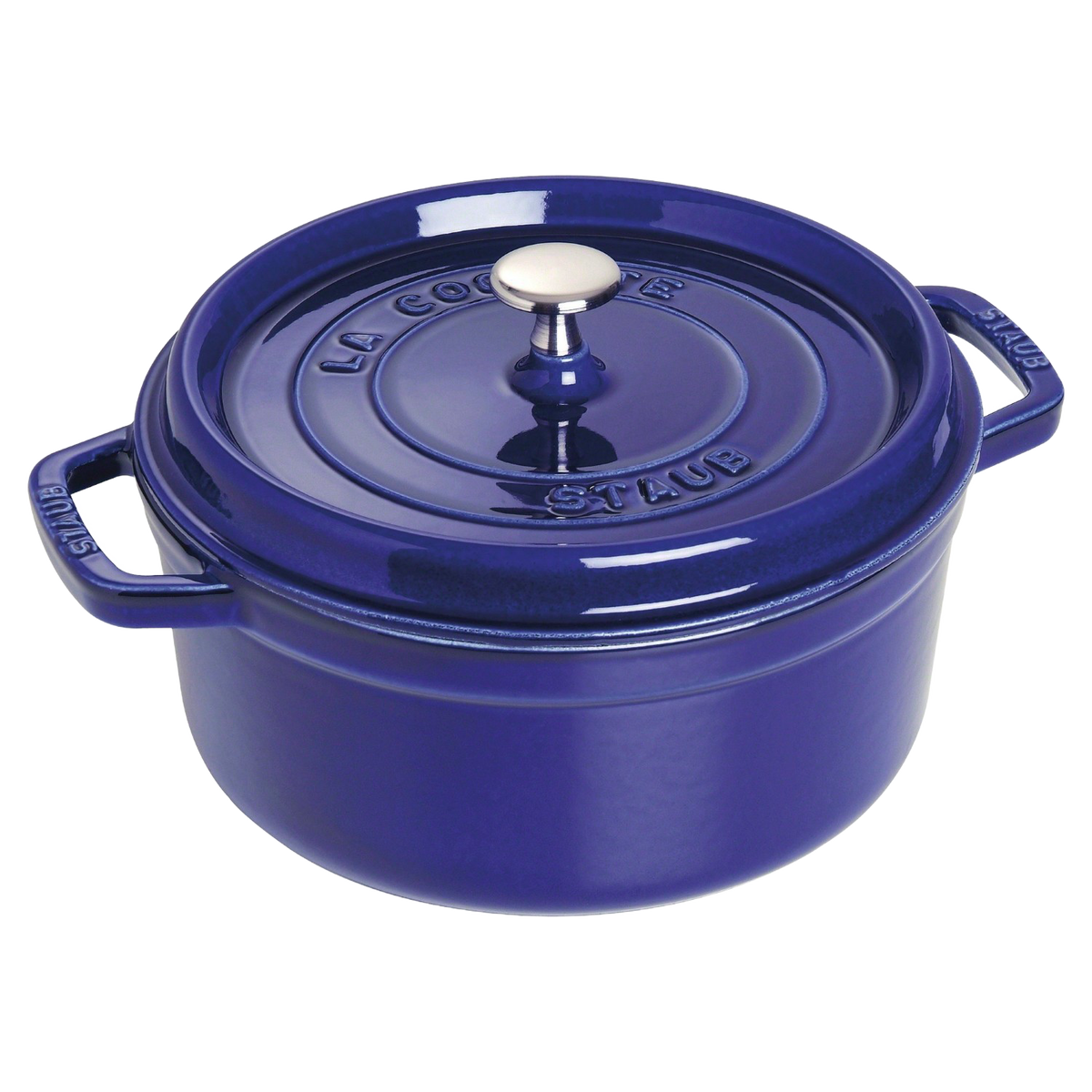 STAUB Round Cast Iron Dutch Oven – 4 Qt