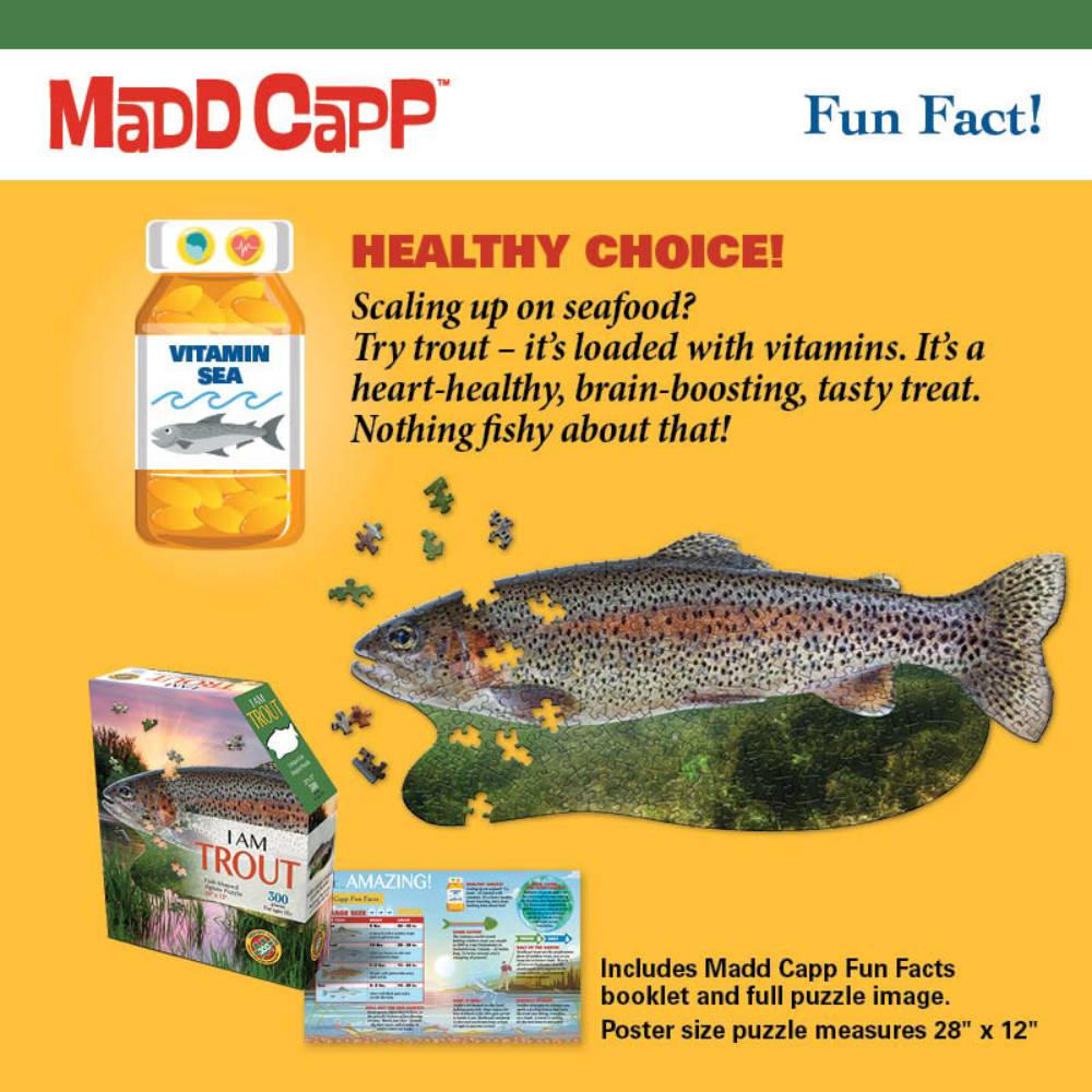 Shaped Jigsaw Puzzle - Trout- 300pcs