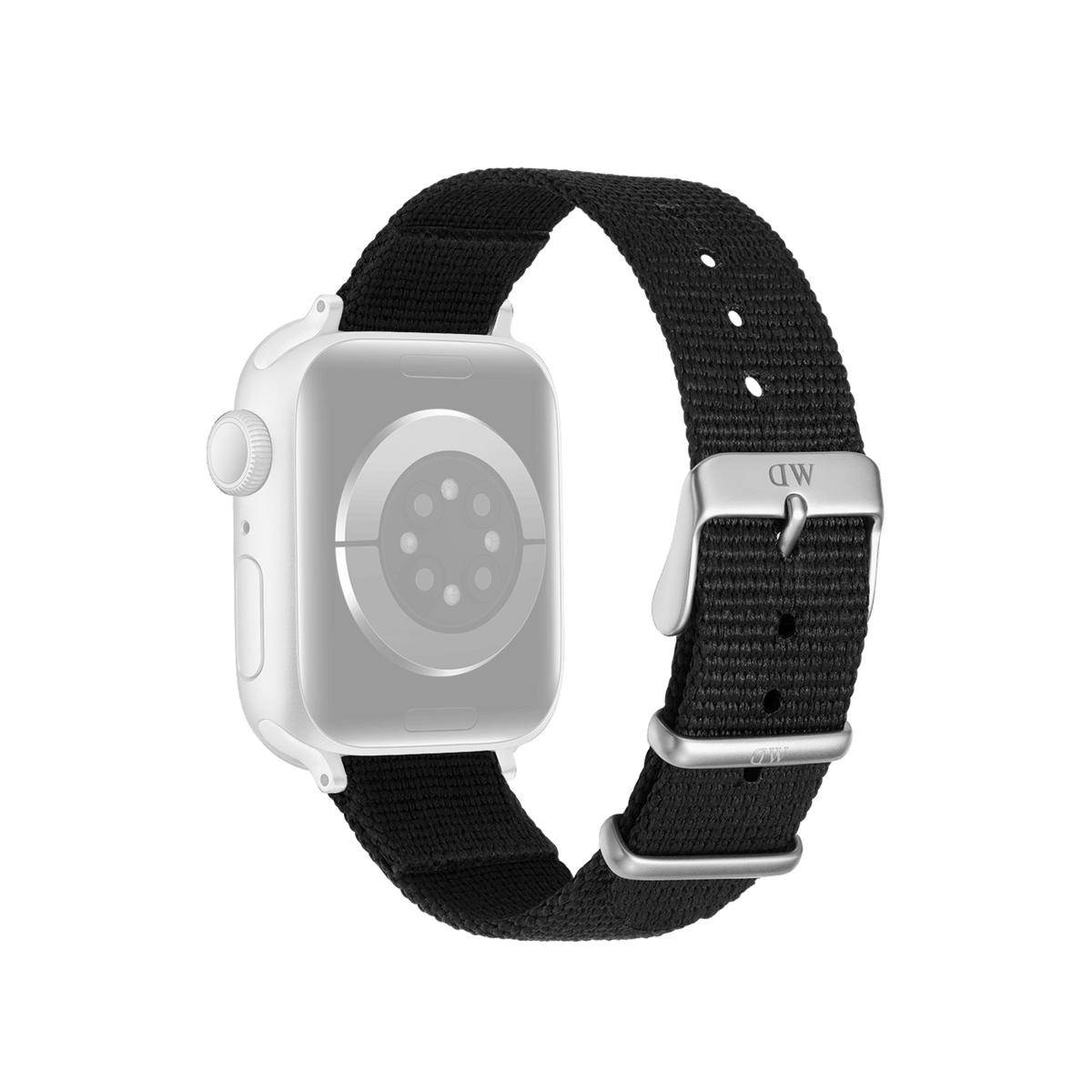 Smartwatch Strap Nato Silver