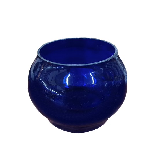 Globe for Railroad Oil Lantern - Cobalt Blue
