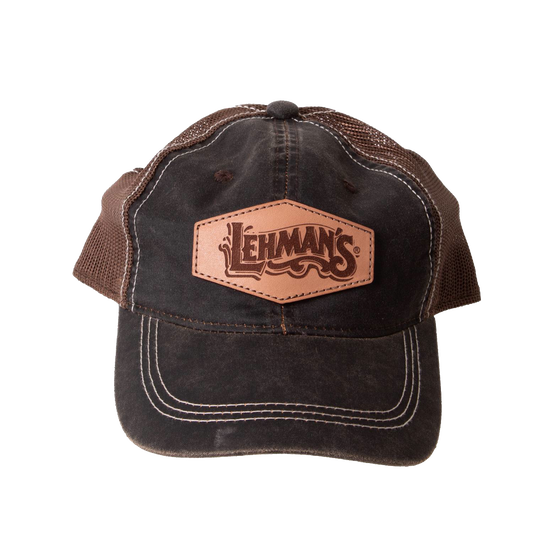 Lehman's Leather Patch Hat with Mesh Back