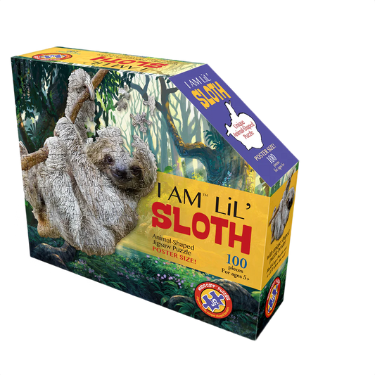Shaped Jigsaw Puzzle - Sloth - 100pcs