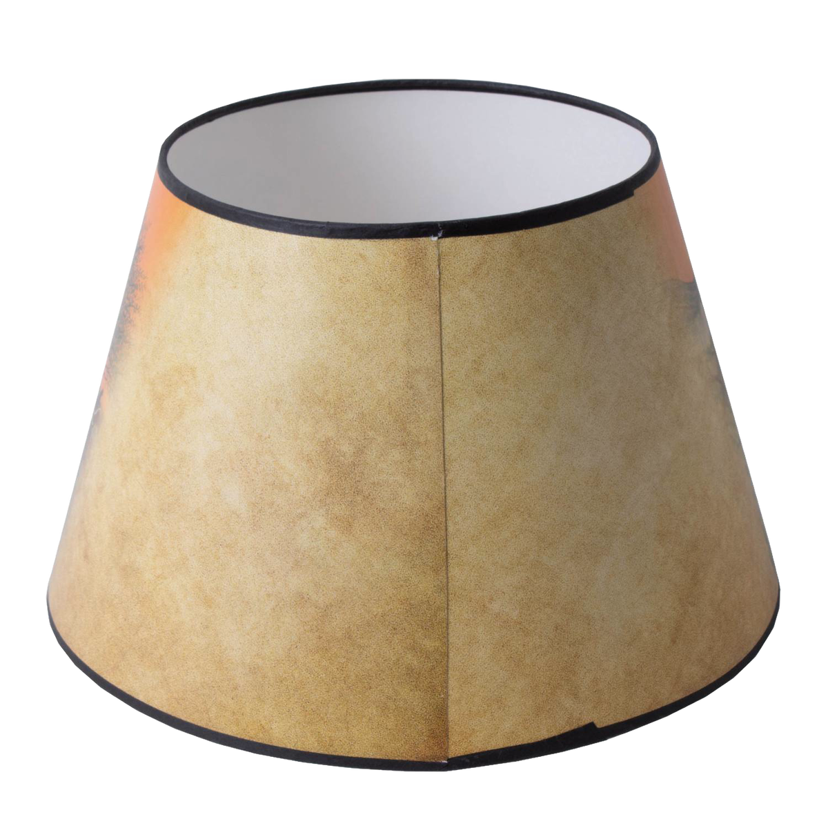 Aladdin Ride into Sunset Parchment Oil Lamp Shade