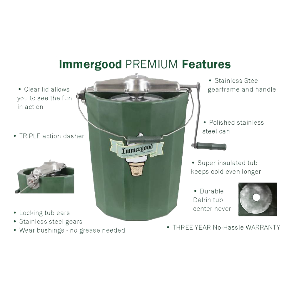 Immergood Amish Ice Cream Freezer